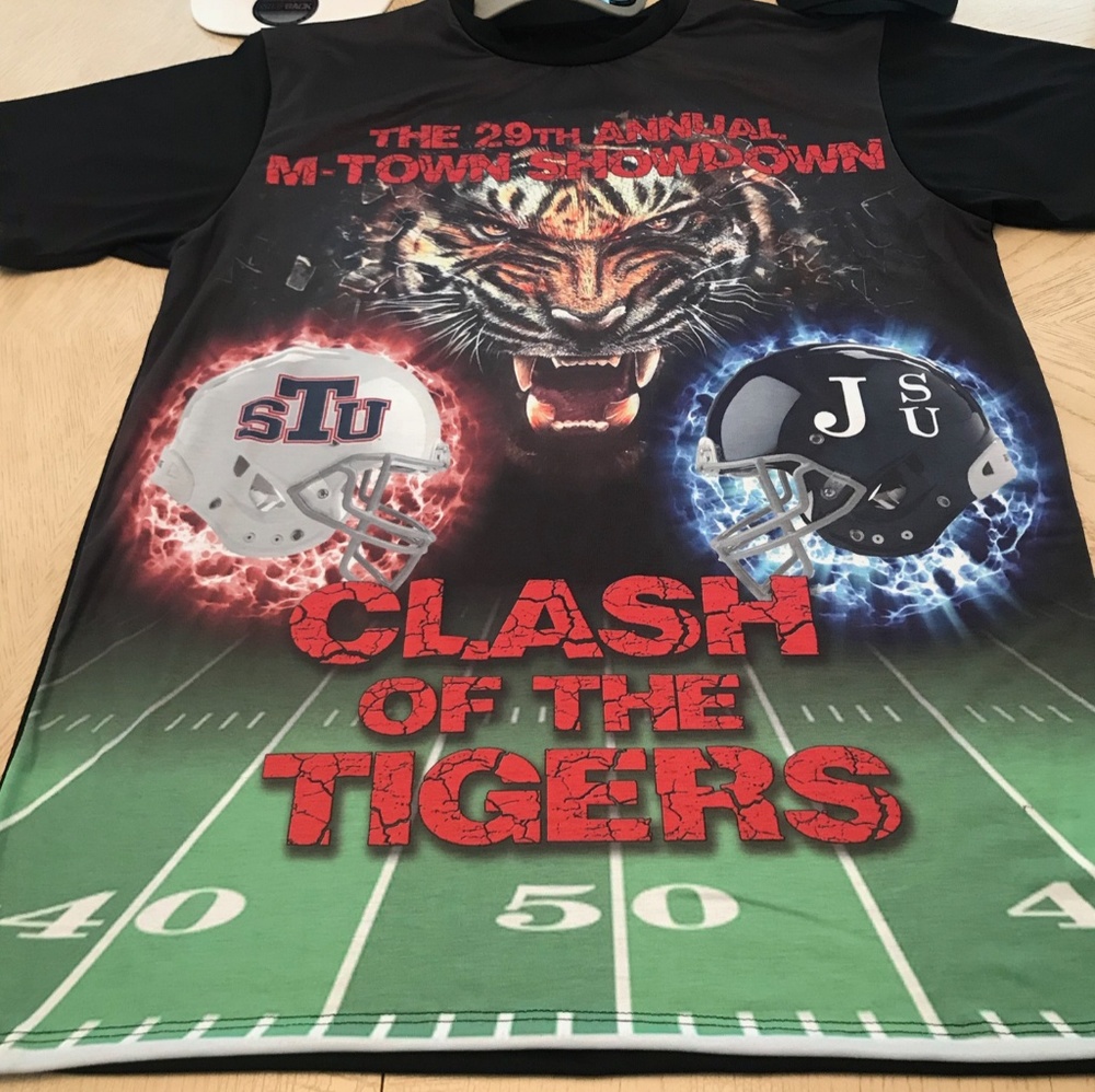 TSU vs JSU Tigers Football Game Souvenir T-Shirts